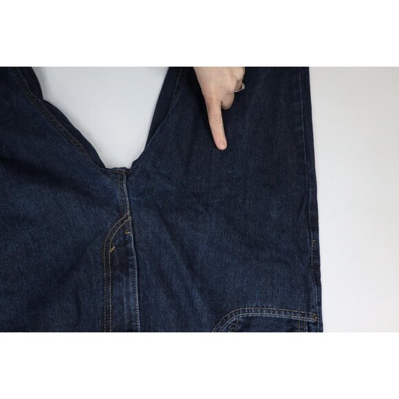 Vintage Y2K Levis 527 Mens 34x34 Faded Slim Boot Cut Flared Denim Jeans Blue - Picture 9 of 14
